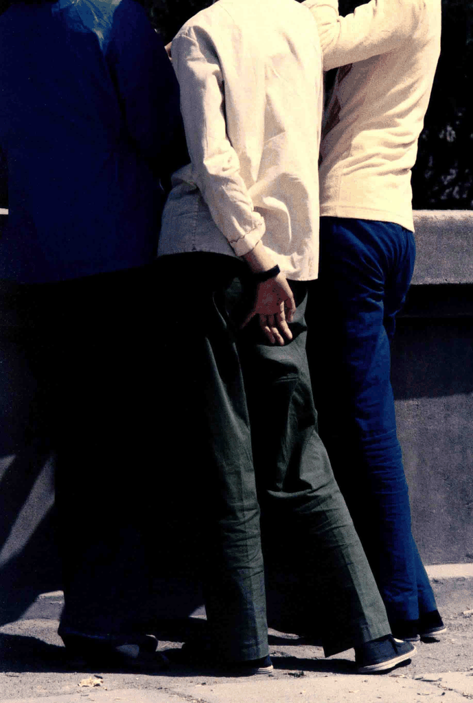 八十年代街头背影